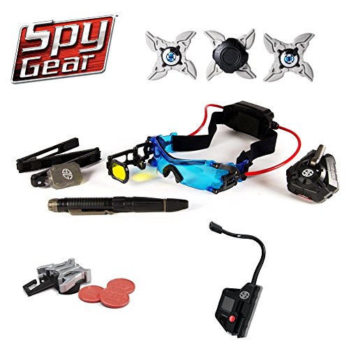 Spy Gear Omega Mission Kit Extreme Secret Agent Tool Kit Bundle - Night Goggles, Motion Alarm, Tactical Mirror, Spy Recording Pen, Snake Cam & Ninja Stars