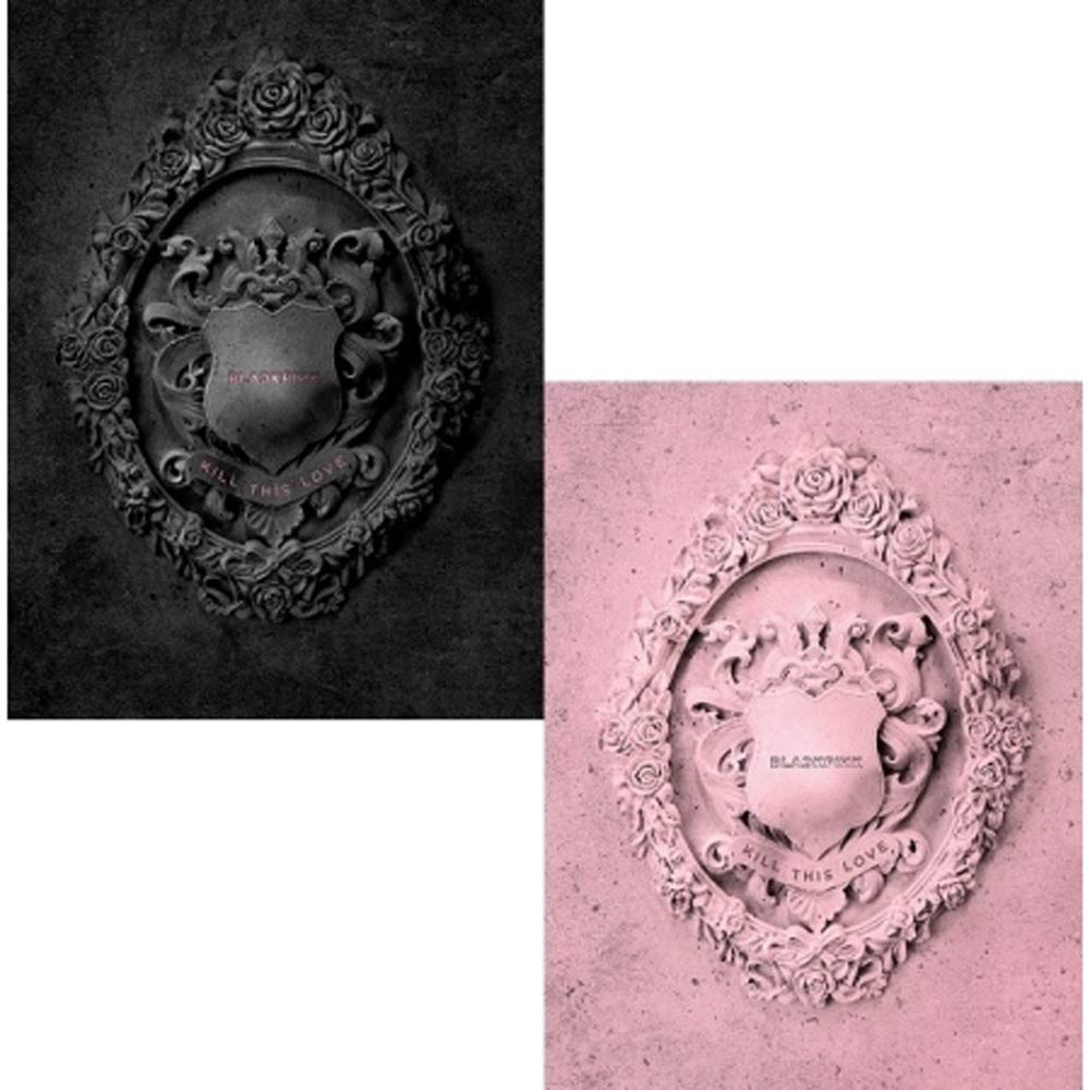 Blackpink Kill This Love [Pre-Order Poster + One Random Jennie Acrylic Photo Card] (All(Black/Pink))