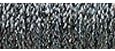 Kreinik BF-010HL Blending Filament 50m Metallic Thread for Sewing, 55-Yard, Hi Lustre Steel Grey