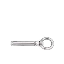 M8x150(1pcs) Stainless Steel Concrete Eye Bolt Anchor Eyebolt Wall Concrete Brick Anchor Expansion Bolts Ring Screw Eyes