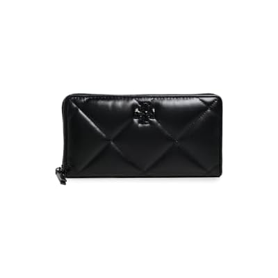 Tory Burch Women's Kira Diamond Quilt Charm Zip Continental Wallet