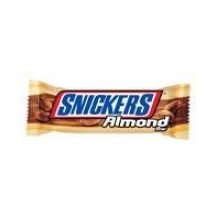 Snickers Almond Bar, 1.76 Ounce - 24 count per pack -- 12 packs per case.