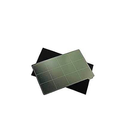 Lysee 3D Printer Parts & Accessories - Energetic 3D Printer Parts 219x140mm Light-Curing Spring Steel Resin Build Plate for Kelant S400, QIDI S-Box - (Size: 102x59mm, Color: 1 Set)
