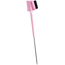Hair Edge Brush with t Tail Comb Double Sided Control Hair Comb Hair Edge Brush Comb Styling Hair Edge Eyebrow Brushes