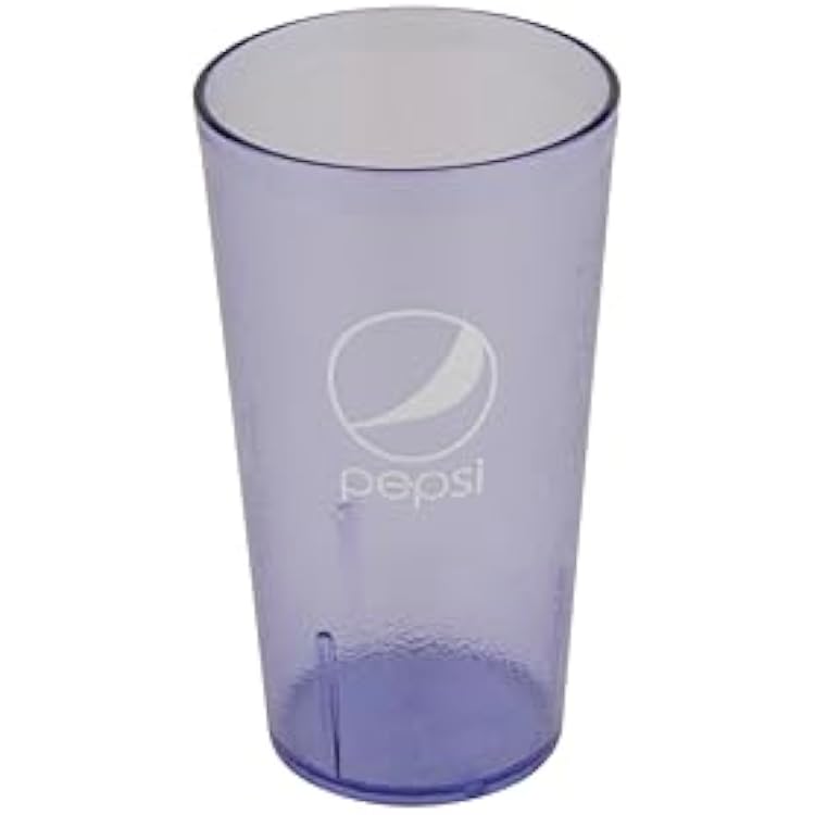 G.E.T. 6624-BP-EC 24 oz. Blue Tumbler Pepsi, Pepsi Pack of 4