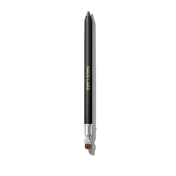 HAUS LABS BY LADY GAGA Optic Intensity Eco Eyeliner - Onyx Gold Shimmer + Complimentary Sheet Face Masque