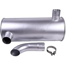 4625214 Exhaust Manifold Muffler compatible with Hitachi Excavator ZX200-3 ZX240-3 ZX270-3 ZX280-3 w/ 4HK1 Engine