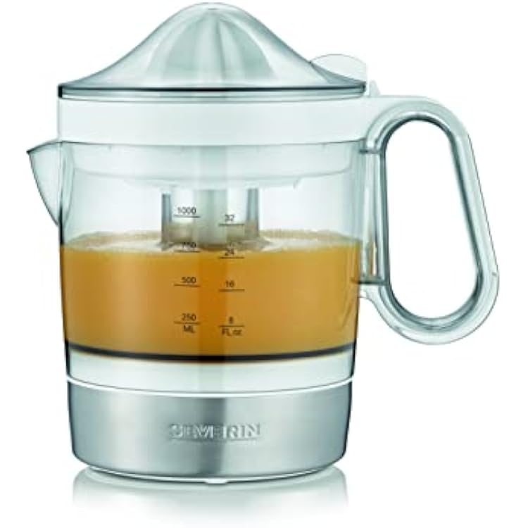 Severin Citrus sqeezer with 85 W of Power CP 3535, WhiteBrushed Stainless-Steel