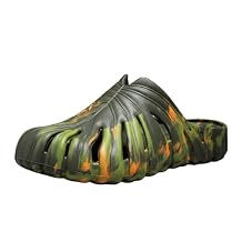 Monstera Shoes for Women Men Slip On Chef Clogs Resistant Waterproof Work Shoes Anti-Slip Garden Shoe Outdoor Beach Slippers Soft Plant Print Slides