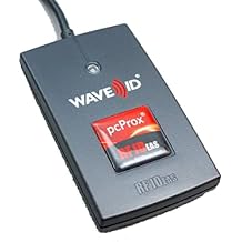 RF IDEAS RDR-7581AKU 13.56MHZ, Black, CSN, RFIDEAS, USB Reader, Wave ID Solo