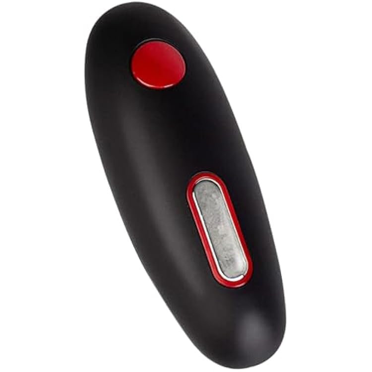 One Touch Electric Can Opener Easy Open Any Can Size with Smooth Edge, Hands Free and Battery Operated Electric Can Openers for Kitchen, Kitchen Gadget Electric Can Opener for Seniors Black