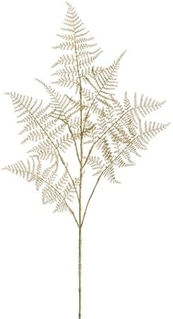 Allstate Asparagus Fern Artificial Floral Christmas Spray - 34" - Metallic Gold