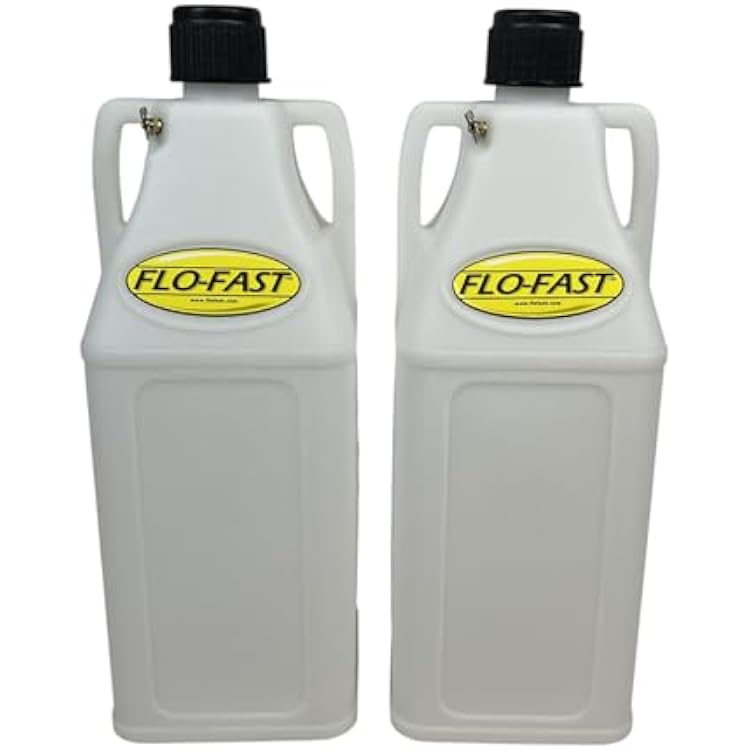 FLO-FAST Pro DUAL 10.5-Gallon Container SAVINGS BUNDLE - Portable, Durable, Made in USA Marine, ATV, Automotive, Agriculture Natural