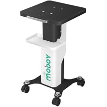 Shockwave Therapy Machine Cart with Wheels Heavy-Duty 110lbs Rolling Cart for Home, Office & Professional Use, 360 Locking Wheels, 2-Tier Storage for Equipment & Devices