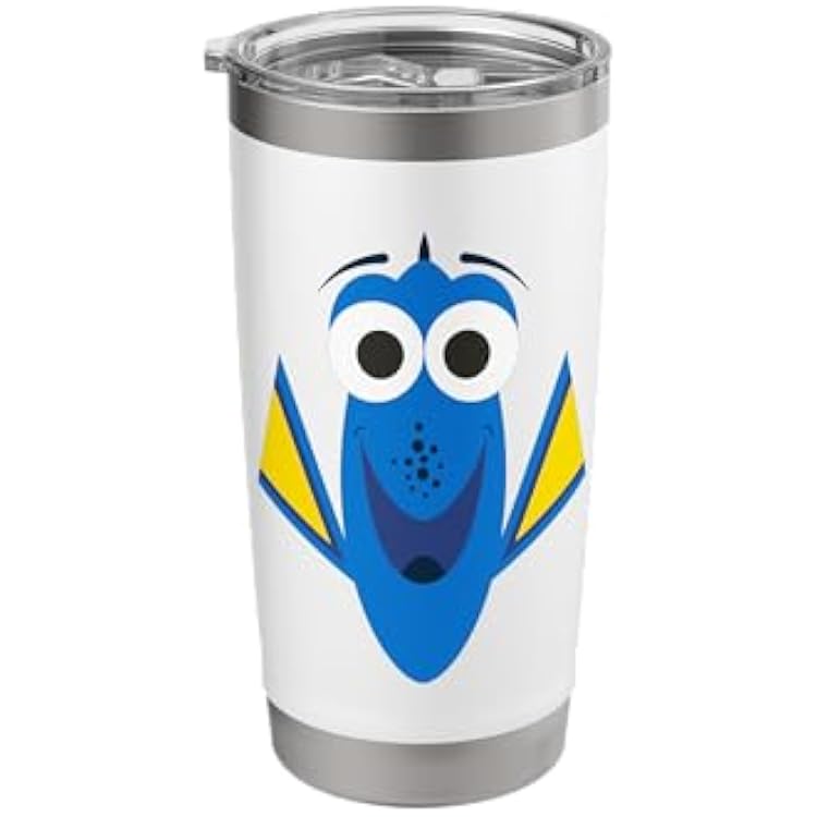 Disney and Pixars Finding Nemo Dory Big Face Blue Stainless Steel Insulated Tumbler