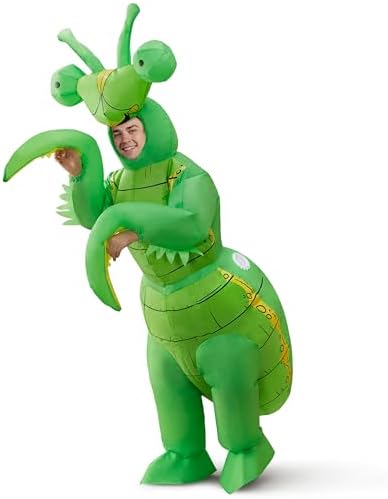 Spooktacular Creations Adult Inflatable Costume Full Body Mantis Air Blow-up Deluxe Halloween Costume