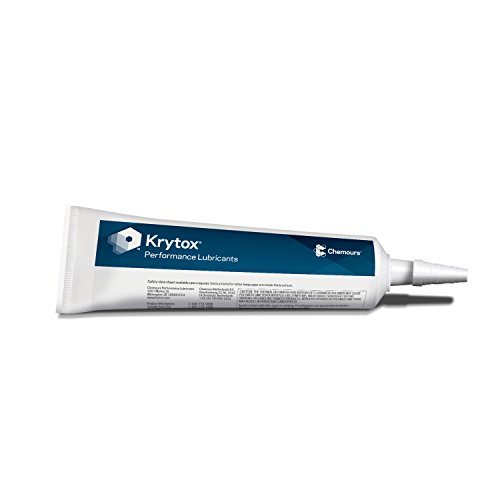 DuPont D12428380 Krytox by Chemours GPL 204 Grease, Pure PFPEPTFE, 8 oz Tube