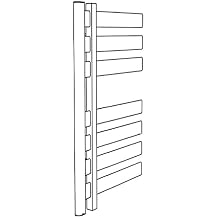 Artos MS06950W-BN Lioni 27x20 Towel Warmer Hardwired Brushe