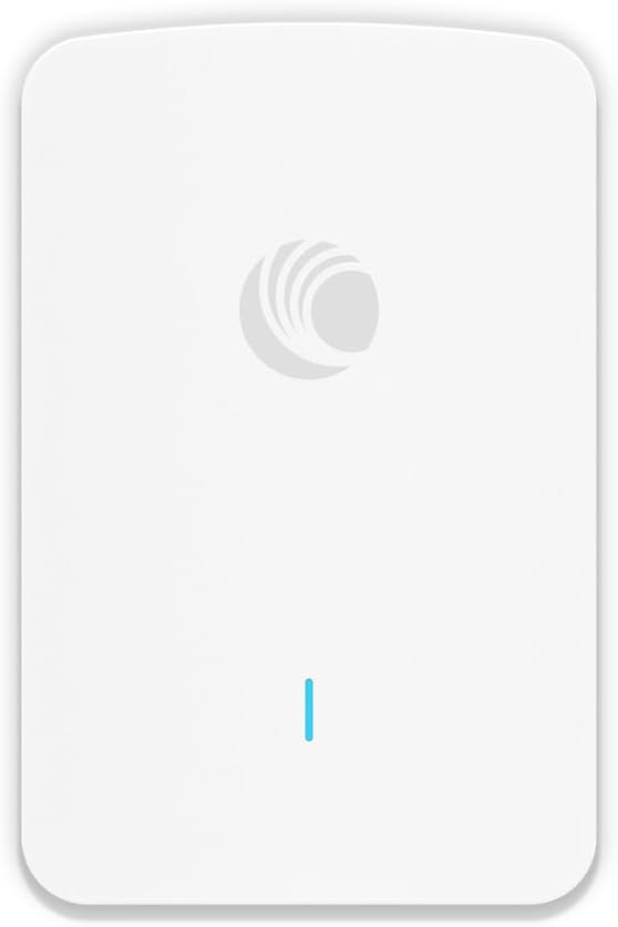 Cambium Networks XV2-22H Indoor Dual-Radio Wi-Fi 6 Wall Plate Access Point - 802.11ax 2x2 2.4GHz & 5GHz, Omnidirectional Antenna, 3 x 1 GbE Ethernet, Cloud MGMT, BLE/Zigbee, Hotel, Apt, Offices (CA)