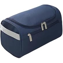 Cosmetic Bags Cosmetic Bag Men Vintage Bag,Toiletry Travel Necessary Business Cosmetic Makeup Cases Male Hanging Storage Organizer Wash Bags for Storing Cosmetics(Canvas-deep Blue)