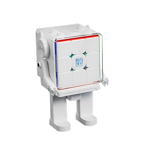 Moyu RS3M V5 2023 Ball Core UV Coated 3x3 Speed Cube Stickerless Moyu RS3 M V5 MagLev Robot-Shape Display Box