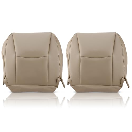 AUTOKAY Seat Covers,Tan Driver & Passenger Bottom Seat Cover Car Seat Covers Front Seats, Car Seat Cover Fits for Lexus GX470 2003-2009