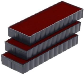 Trodat Replacement Ink Cartridge 6/4916 - Pack of 3 Color red