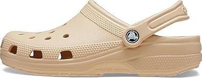 Crocs Unisex Adult Classic Clog (Shitake, US Footwear Size System, Adult, Men, Numeric, Medium, 8)
