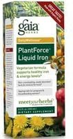Gaia Herbs, Plantforce Liquid Iron, 16 Ounce