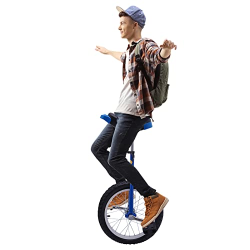 24 Inch Wheel Outdoor Unicycle Adjustable Seat Exercise Bicycle Fit Adults Outdoor Sports Fitness Exercise