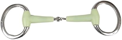 Jacks 761-5 Apple Jointed Mouth Eggbutt Snaffle Bit - 5 in.