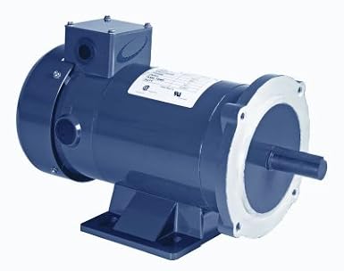 DC Motor, 1/3HP, 1800RPM, 90VDC, 56C, TEFC, with Foot