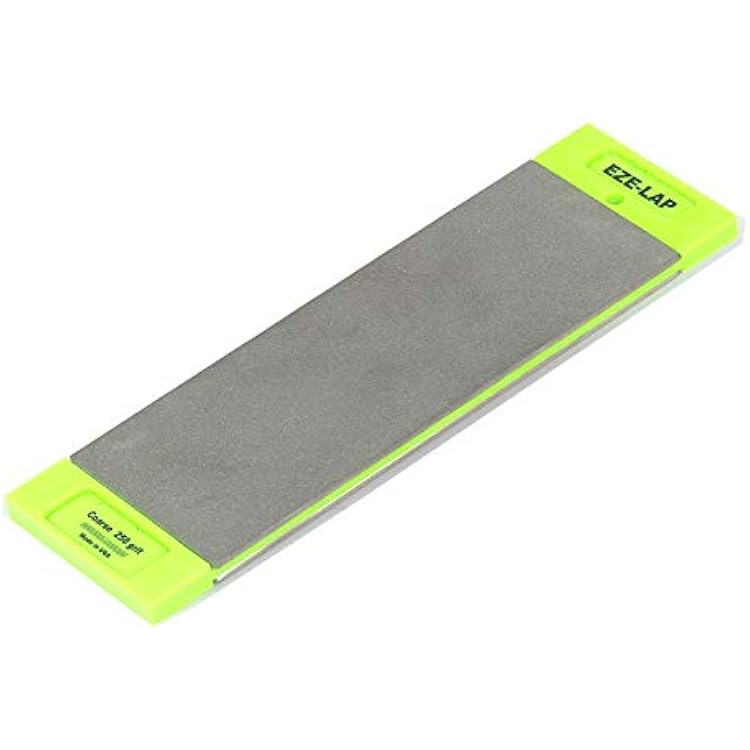 EZE-LAP DD8SFM 3 by 8 Double Sided Diamond Sharpening Stone SFM, Non Skid Pad Included