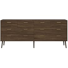 Tvilum Tone 8 Drawer Double Dresser Mocha Oak