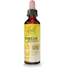 Bach RESCUE REMEDY Dropper 20mL, Natural Stress Relief, Homeopathic Flower Essence, Vegan, Gluten & Sugar-Free, Non-Habit Forming