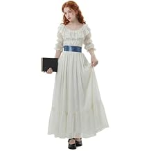 miccostumes Women's Regency Dress Empire Waist Dress Medieval Renaissance Costume Victorian Rococo Dress