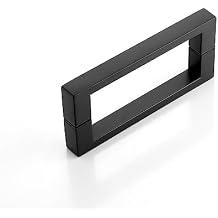 8" Glass Shower Door Handle, Back to Back Shower Door Pull Handles, Compatible with 1/4" to 1/2" Thickness Glass for Glass Shower Doors, Matte Black with 304 Stainless Steel