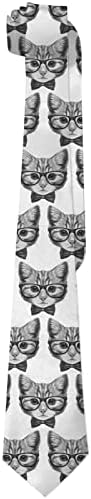 Mens Novelty Necktie Funny Animal Skinny Ties Gifts for Men Teen Boys, Fashion Christmas Party Neck Tie Accessories