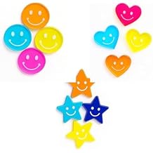 Set 20+ Tokens Heart, Tokens Star and Round Tokens for Reward Jar, Smiley Tokens Reward Jar for Kids, Classroom Management Tool, Tokens Reward Jars for Kids Magnetic