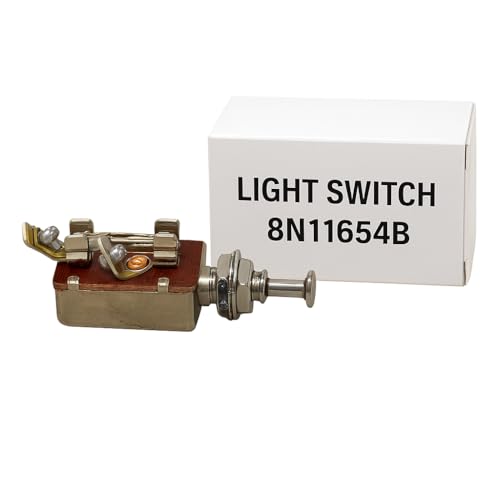 Push-Pull Light Switch for Ford 8N NAA 600 601 800 801 Series Tractors with Fuse Replacement 8N11654B Heavy Duty Electrical Assembly | Arko