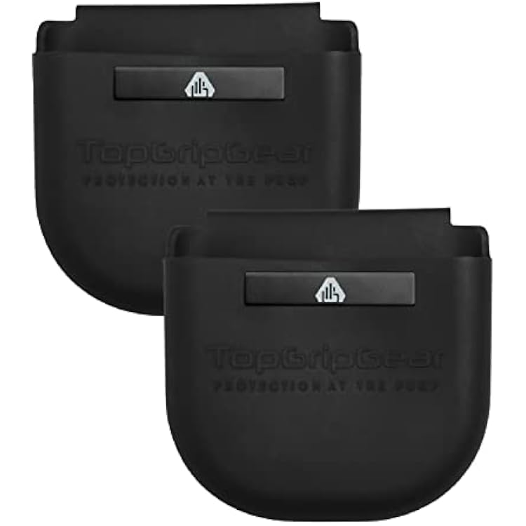 Pump Pal Reusable Fueling Glove | Protect Hands from Filthy Gas Pump Handles and Keypads | Easy Install, Attaches with Magnets Inside Your Gas Tank | Universal Size, One Hand Slip-On | Black, 2 Pack
