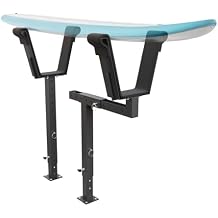 Adjustable Surfboard Shaping Stand, Heavy Duty Surfboard Workbench, Alloy Steel Professional Stable Shaping Station for Indoor Surfboard Shaping, Repair, Waxing & Detailing, Black
