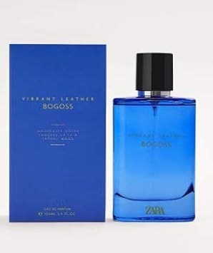 Zara Vibrant Leather Bogoss Edp 100 Ml (3.4 Fl. Oz) Limited Edition Fruity, Woody Eau De Parfum Men's New Fragrance