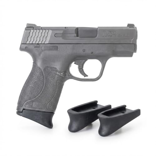 Pack of 2 Grip Black Polymer Magazine Extension for M&P Shield .45 ACP AG45-2PC