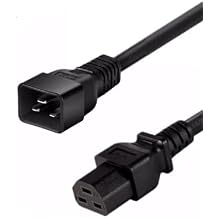 Heavy Duty AC Power Cord,Toptekits Heavy-Duty C20 to C21 Power Cable,Computer Power Supply Extension Cord (16AWG/1.5mm2, 16ft)
