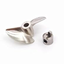 RC Boat Propeller 40mm 5mm Shaft P1.4 Metal Prop for RC Speed Boat Yacht Vee Oval Hydroplane