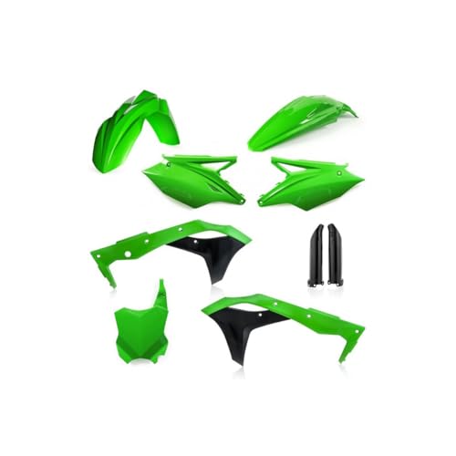Acerbis Full Plastic Kit Compatible with Kawasaki KX250 19-20, KX250F 18 ktm orange