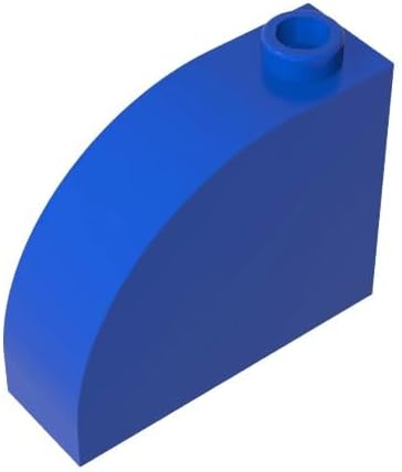 Gobricks GDS-1118 33243 Brick Curved 1x3x2, Blue, 50 pcs Brick Parts