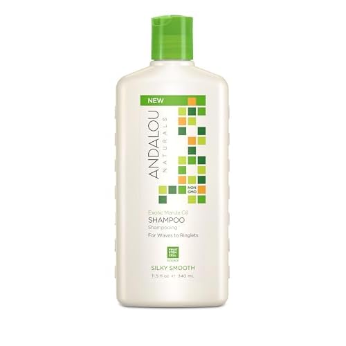 Andalou Naturals Exotic Marula Oil Silky Smooth Shampoo, 11.5 Oz
