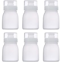 Condiment Porous Squeeze Bottles, Small Salad Dressing & Sauce Container, Multi-nozzle Bottle - 6 pcs, 6oz, 5 nozzles